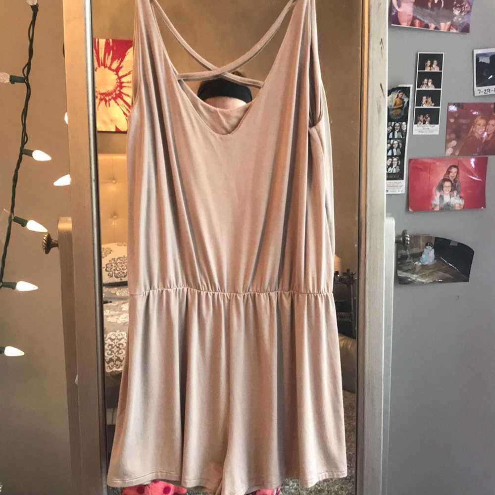 Forever 21 grey Romper